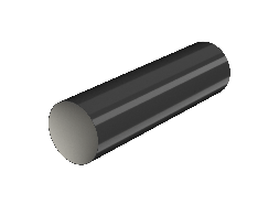 ТН МАКСИ 152/100 мм, водосточная труба пластиковая (1 м), антрацит, шт.